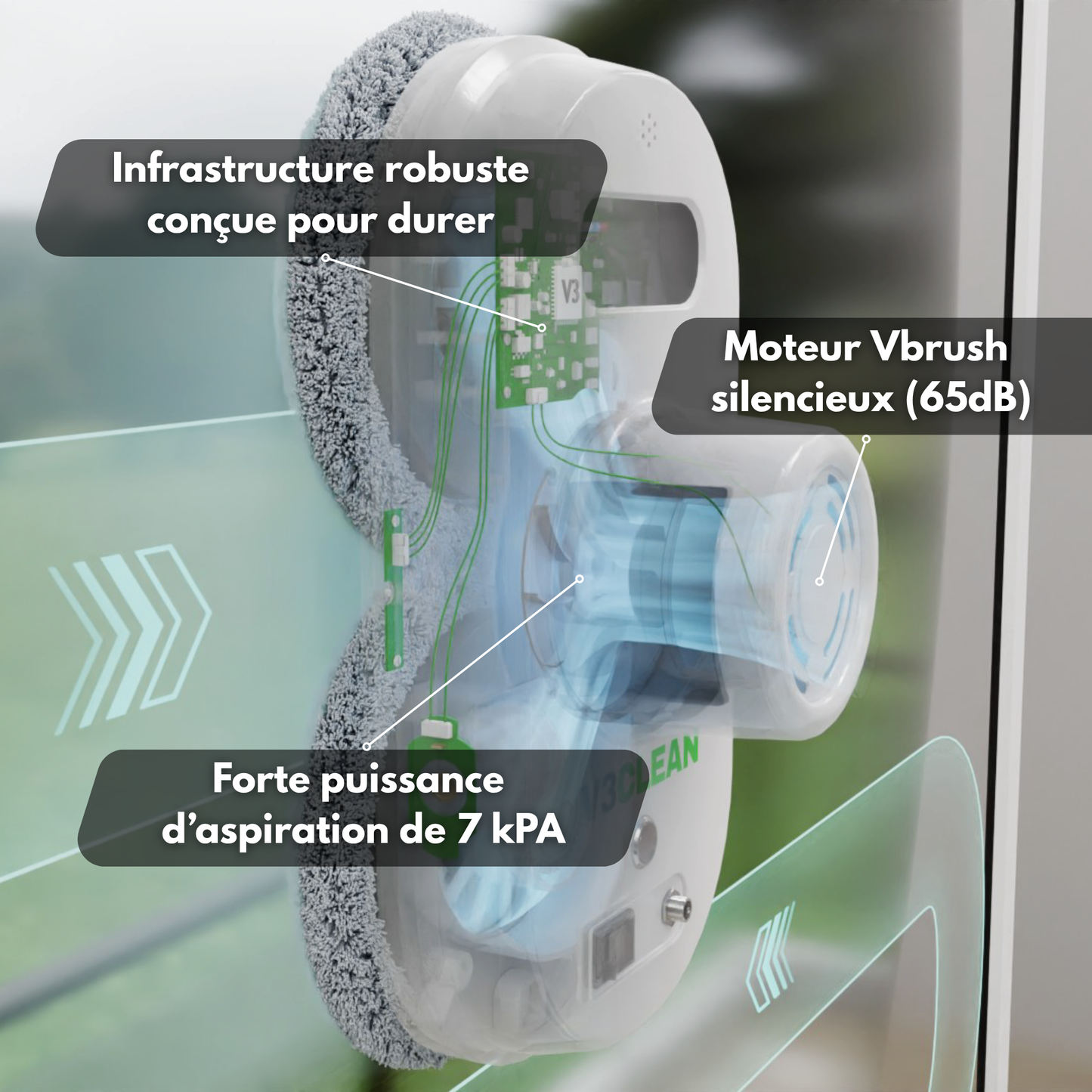 Robot lave vitre V3CLEAN